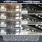 Luxrite 14 Inch Linear High Bay LED Lights 80/110/150W Up to 20500LM 4CCT 3000K-5000K Adjustable Tilt, 2PK LR41700-2PK - alternate 4